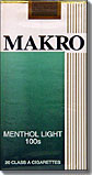 MAKRO MENTHOL LIGHT 100 