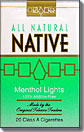 NATIVE MENTHOL LIGHT 