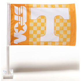 Tennessee Volunteers "Vols" Logo Car Flag 