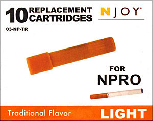 NJOY Replacement Cartridges - Light - 10 Cartridges 