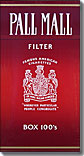 PALL MALL FILTER 100 BOX 