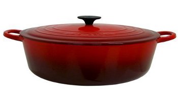 Le Creuset 3.5 quart OVAL DUTCH OVEN, Cherry 