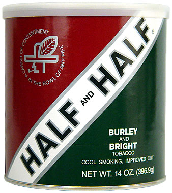 HALF AND HALF PIPE TOBACCO 14 OZ CAN 