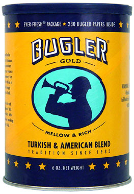 BUGLER GOLD TOBACCO 6OZ CAN 
