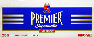 PREMIER SUPERMATIC FULL FLAVOR KING SIZE TUBES- 200CT 