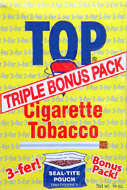 TOP CIGARETTE TOBACCO 12CT - POUCHES - PROMOTIONAL 