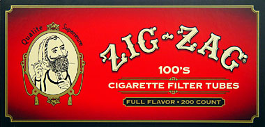 ZIG ZAG CIGARETTE TUBES FULL FLAVOR 100 - 200CT BOX 