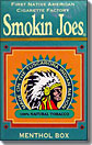 SMOKIN JOES 100percent NATURAL MENTHOL BOX 