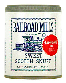 RAILROAD MILLS SWEET SCOTCH SNUFF 12CT. 