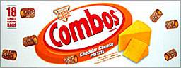Combos Cheddar Cheese Pretzel 18CT Box 