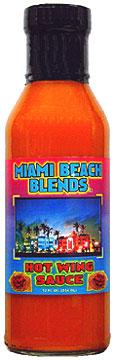 Miami Beach Blends Hot Wing Sauce, 12oz 