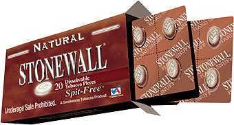 STONEWALL DISSOLVABLE TOBACCO PIECES - NATURAL - 5 PACKS OF 20 