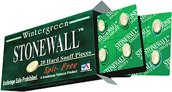 STONEWALL DISSOLVABLE TOBACCO PIECES - WINTERGREEN - 1 PACK OF 20 