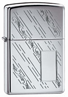 ZIPPO FALLING LEAVES - HIGH POLISH CHROME 