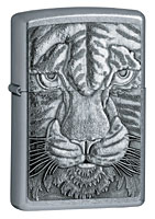 ZIPPO TIGER - STREET CHROME 