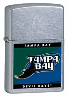 ZIPPO MLB DEVIL RAYS - STREET CHROME 