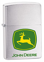 ZIPPO JOHN DEERE - BRUSHED CHROME 