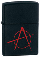 ZIPPO ANARCHY - BLACK MATTE 