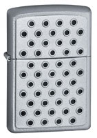 ZIPPO BRAKE PEDAL EMBLEM - SATIN CHROME 