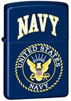 ZIPPO U.S. NAVY - BLUE MATTE 