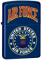 ZIPPO U.S. AIR FORCE - NAVY MATTE 