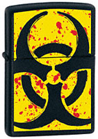 ZIPPO HAZARDOUS - BLACK MATTE 