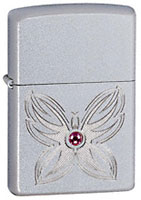 ZIPPO BL BFY - SATIN CHROME 