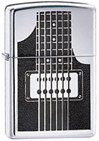 ZIPPO ELECTRIC GUITAR - HIGH POLISH CHROME 
