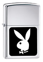 ZIPPO PLAYBOY IN BLACK & WHITE 