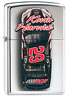 ZIPPO KEVIN HARVICK "#29 CAR TOP VIEW" - HIGH POLISH CHROME 