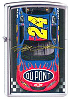 ZIPPO JEFF GORDON "#24 FINISH LINE" - HIGH POLISH CHROME 