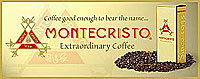 Montecristo Whole Bean Coffee American Breakfast Blend 1lb bag 