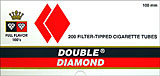 Double Diamond Full Flavor 100 Cigarette Tubes