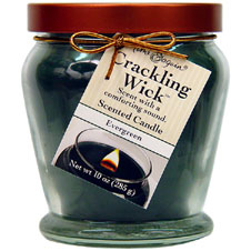 Crackling Wick Candle - Evergreen 